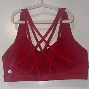 lululemon athletica Crimson Crossback Sports Bra